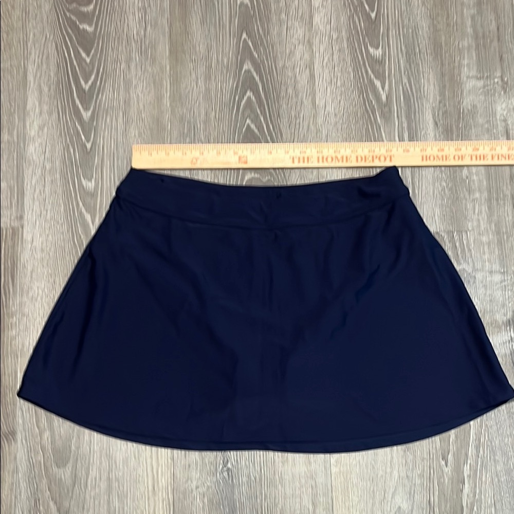 Elegant Navy Blue Women's Swim Skirt size XL